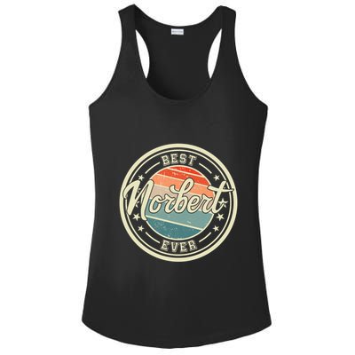 Best Norbert Ever Funny Saying First Name Norbert Gift Ladies PosiCharge Competitor Racerback Tank