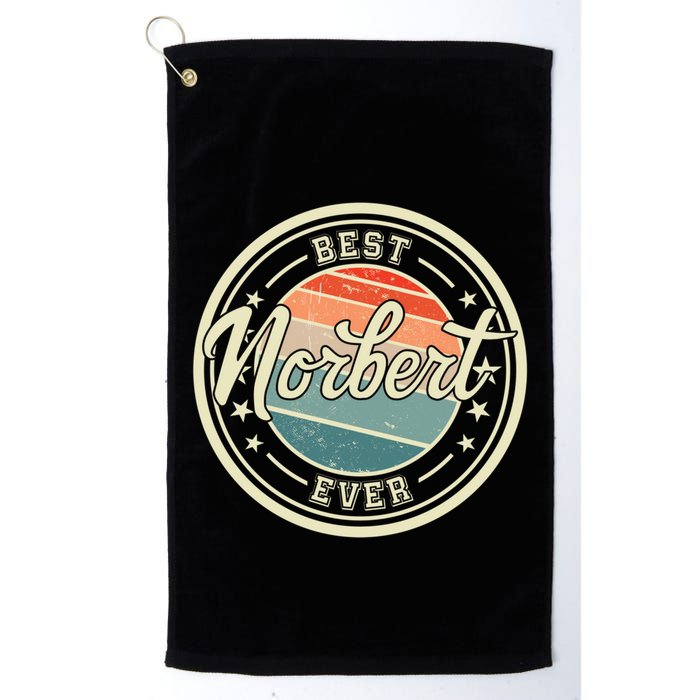 Best Norbert Ever Funny Saying First Name Norbert Gift Golf Towel