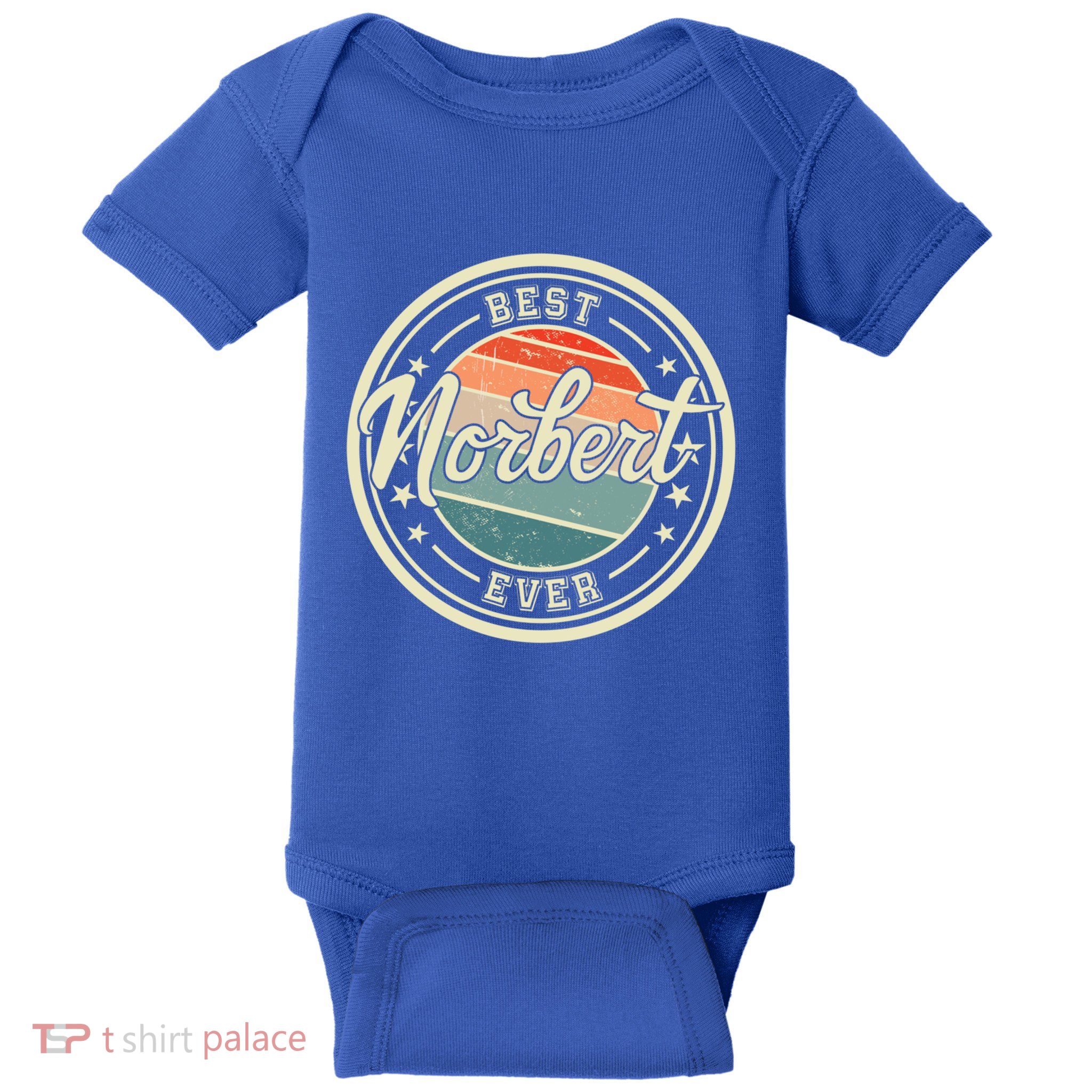 Best Norbert Ever Funny Saying First Name Norbert Gift Baby Bodysuit