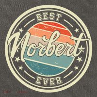 Best Norbert Ever Funny Saying First Name Norbert Gift Cotton Canvas Backpack