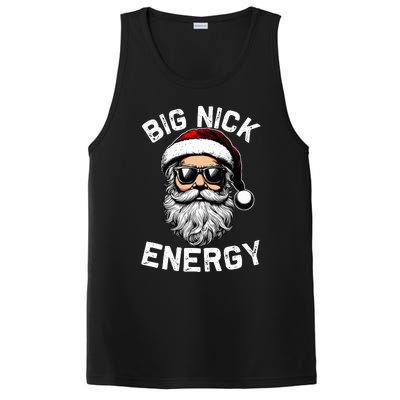 Big Nick Energy Funny Inappropriate Christmas Santa Face PosiCharge Competitor Tank