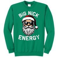 Big Nick Energy Funny Inappropriate Christmas Santa Face Sweatshirt