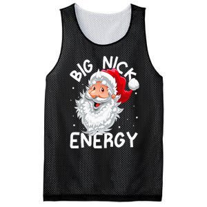 Big Nick Energy Christmas Santa Xmas Funny Meme Mesh Reversible Basketball Jersey Tank