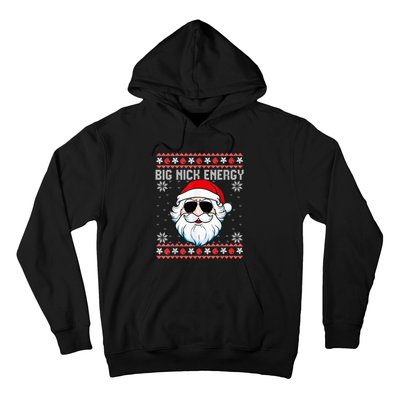 Big Nick Energy Santa Ugly Christmas Sweater Hoodie