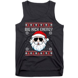 Big Nick Energy Santa Ugly Christmas Sweater Tank Top