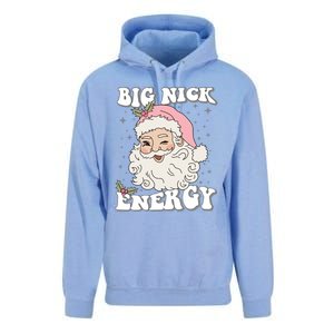 Big Nick Energy Funny Xmas Christmas Cute Santa Claus Great Gift Unisex Surf Hoodie