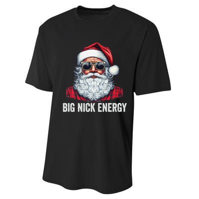 Big Nick Energy Santa Performance Sprint T-Shirt