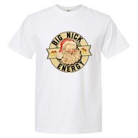 Big Nick Energy Funny Vintage Santa Claus Wink Christmas Garment-Dyed Heavyweight T-Shirt