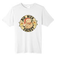 Big Nick Energy Funny Vintage Santa Claus Wink Christmas Tall Fusion ChromaSoft Performance T-Shirt