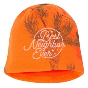 Best Neighbor Ever Friend In The Neighborhood Gift Funny Gift Kati - Camo Knit Beanie