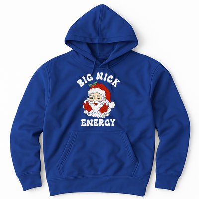 Big Nick Energy Funny Santa Christmas  Hoodie