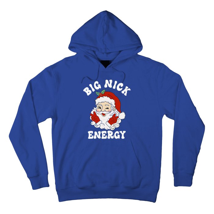 Big Nick Energy Funny Santa Christmas  Hoodie