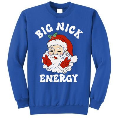 Big Nick Energy Funny Santa Christmas  Sweatshirt