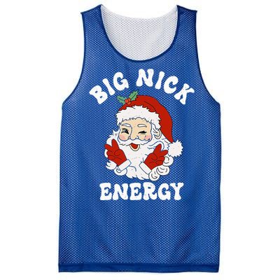 Big Nick Energy Funny Santa Christmas  Mesh Reversible Basketball Jersey Tank