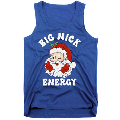 Big Nick Energy Funny Santa Christmas  Tank Top