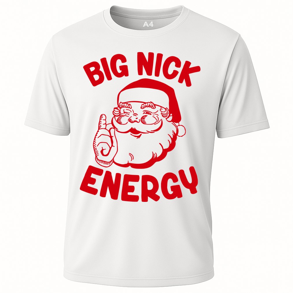 Big Nick Energy Santa Claus Funny Xmas Christmas Performance Shirt