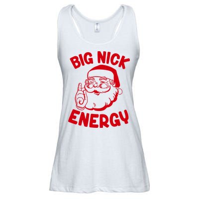 Big Nick Energy Santa Claus Funny Xmas Christmas Ladies Essential Flowy Tank