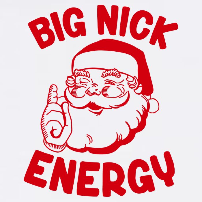 Big Nick Energy Santa Claus Funny Xmas Christmas Visor