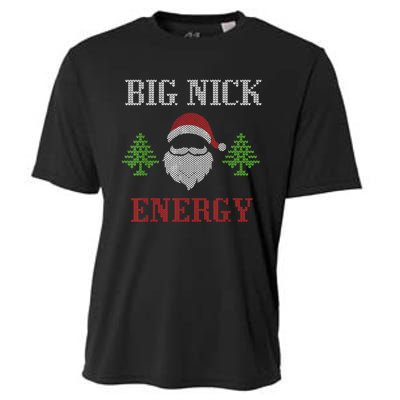 Big Nick Energy - Ugly Sweater - Big Nick Energy Santa Cooling Performance Crew T-Shirt