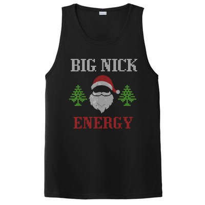 Big Nick Energy - Ugly Sweater - Big Nick Energy Santa PosiCharge Competitor Tank