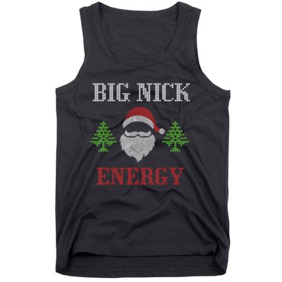 Big Nick Energy - Ugly Sweater - Big Nick Energy Santa Tank Top