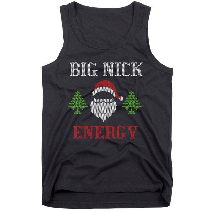 Big Nick Energy - Ugly Sweater - Big Nick Energy Santa Tank Top