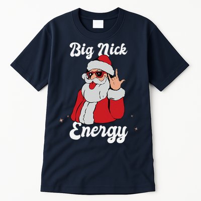 Big Nick Energy Funny Xmas Christmas Gift Tall T-Shirt