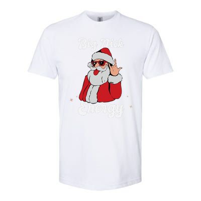 Big Nick Energy Funny Xmas Christmas Gift Softstyle CVC T-Shirt