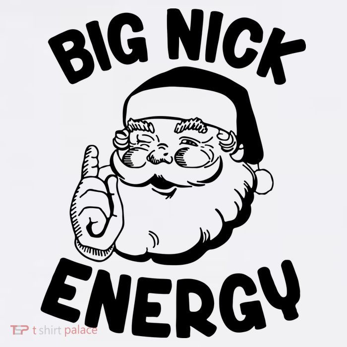 Big Nick Energy Santa Claus Funny Xmas Christmas Sustainable Bucket Hat