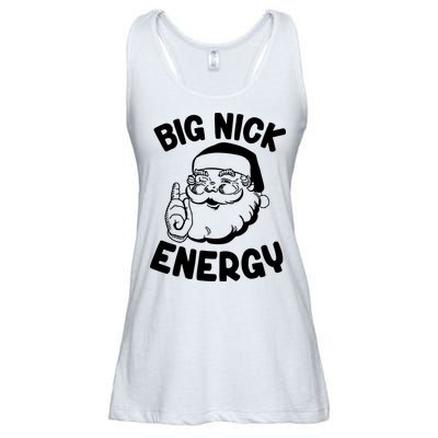 Big Nick Energy Santa Claus Funny Xmas Christmas Ladies Essential Flowy Tank