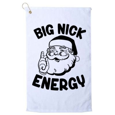 Big Nick Energy Santa Claus Funny Xmas Christmas Golf Towel