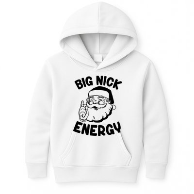Big Nick Energy Santa Claus Funny Xmas Christmas Kids Hoodie