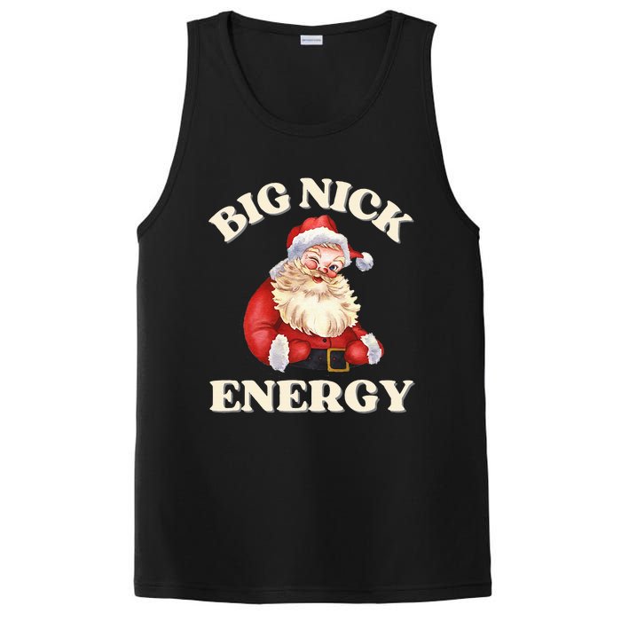 Big Nick Energy Christmas Santa Inappropriate Christmas PosiCharge Competitor Tank