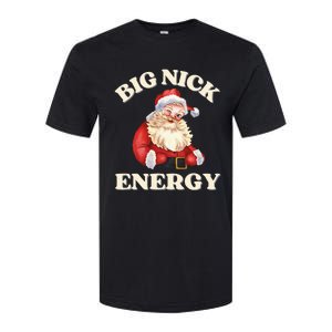 Big Nick Energy Christmas Santa Inappropriate Christmas Softstyle CVC T-Shirt