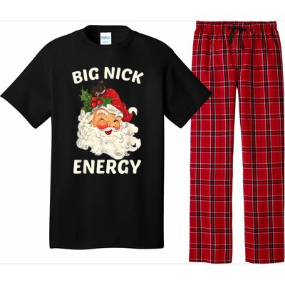 Big Nick Energy Funny Santa Christmas Pajama Set