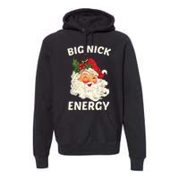 Big Nick Energy Funny Santa Christmas Premium Hoodie