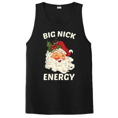 Big Nick Energy Funny Santa Christmas PosiCharge Competitor Tank