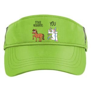 Best Neighbor Ever Fun Funny Gift Graphic For Neighbors Funny Gift Adult Drive Performance Visor