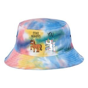 Best Neighbor Ever Fun Funny Gift Graphic For Neighbors Funny Gift Tie Dye Newport Bucket Hat