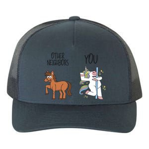 Best Neighbor Ever Fun Funny Gift Graphic For Neighbors Funny Gift Yupoong Adult 5-Panel Trucker Hat