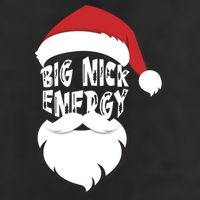 Big Nick Energy Funny Xmas Santa Hipster 7 Panel Mesh Trucker Snapback Hat