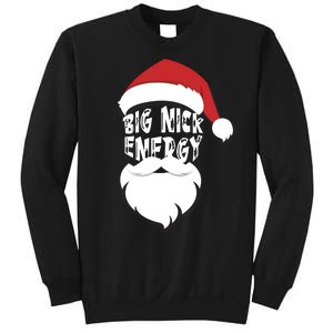 Big Nick Energy Funny Xmas Santa Hipster Sweatshirt