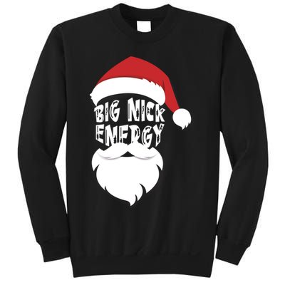 Big Nick Energy Funny Xmas Santa Hipster Sweatshirt