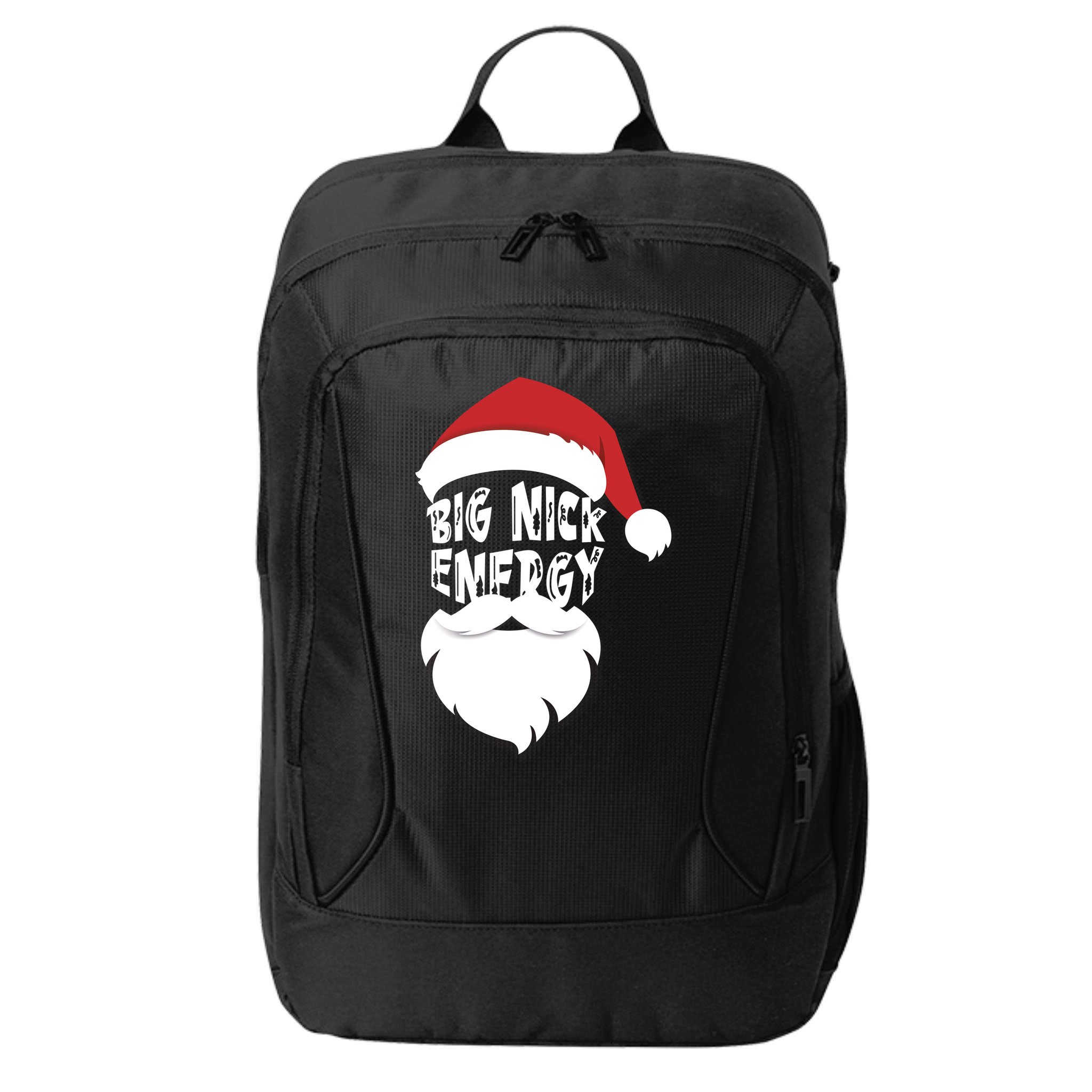 Big Nick Energy Funny Xmas Santa Hipster City Backpack