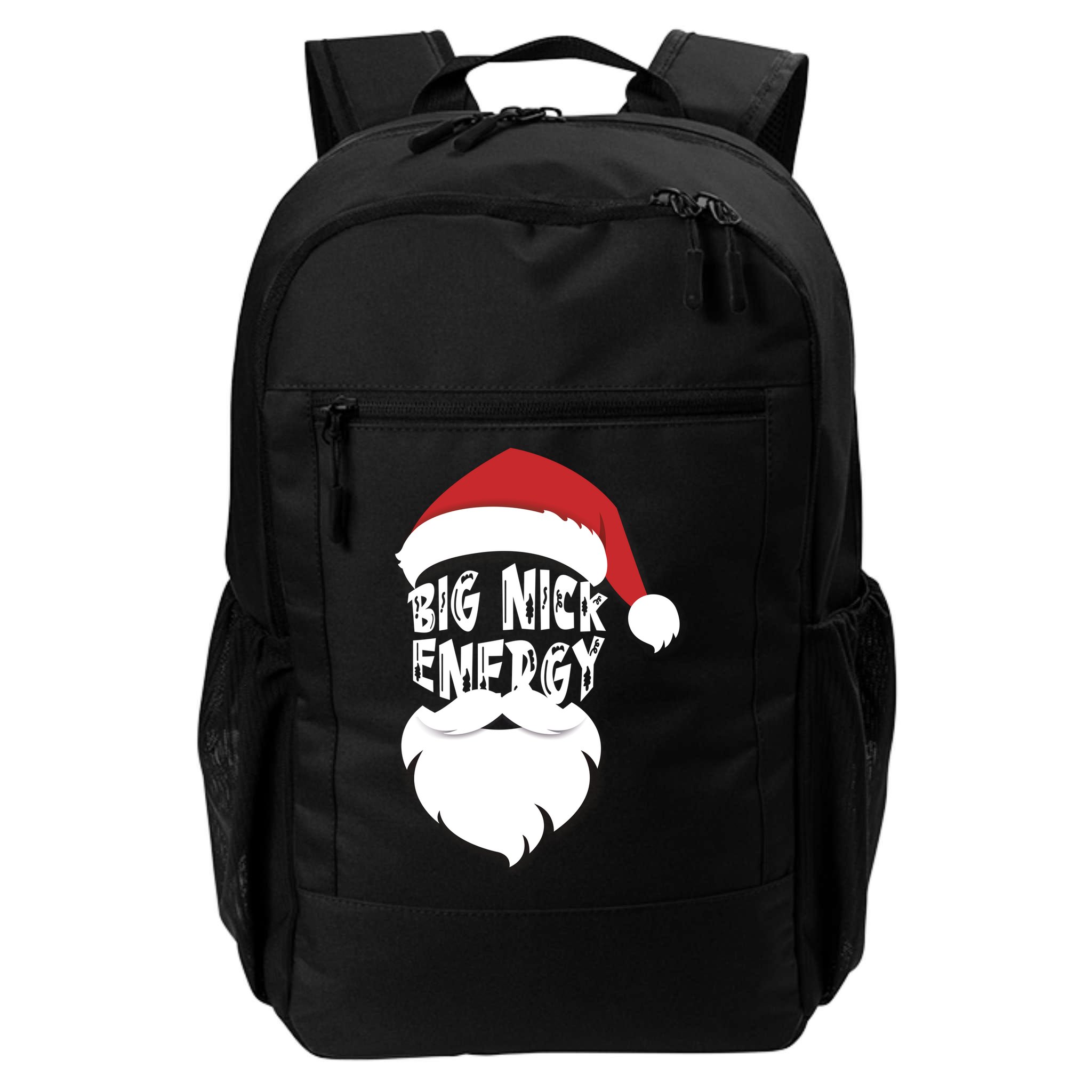 Big Nick Energy Funny Xmas Santa Hipster Backpack