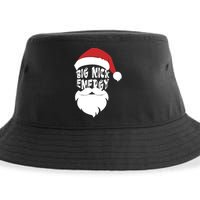 Big Nick Energy Funny Xmas Santa Hipster Sustainable Bucket Hat