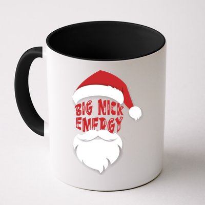 Big Nick Energy Funny Xmas Santa Hipster Mug