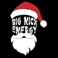 Big Nick Energy Funny Xmas Santa Hipster Drawstring Bag