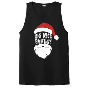 Big Nick Energy Funny Xmas Santa Hipster PosiCharge Competitor Tank