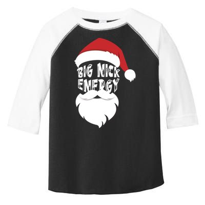 Big Nick Energy Funny Xmas Santa Hipster Toddler Fine Jersey T-Shirt